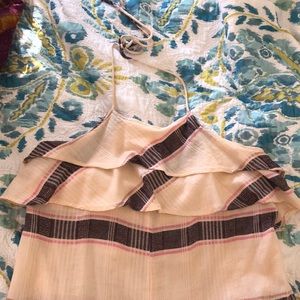 Anthropologie halter jumpsuit